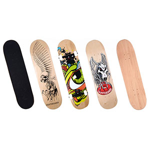 Double maple skateboard